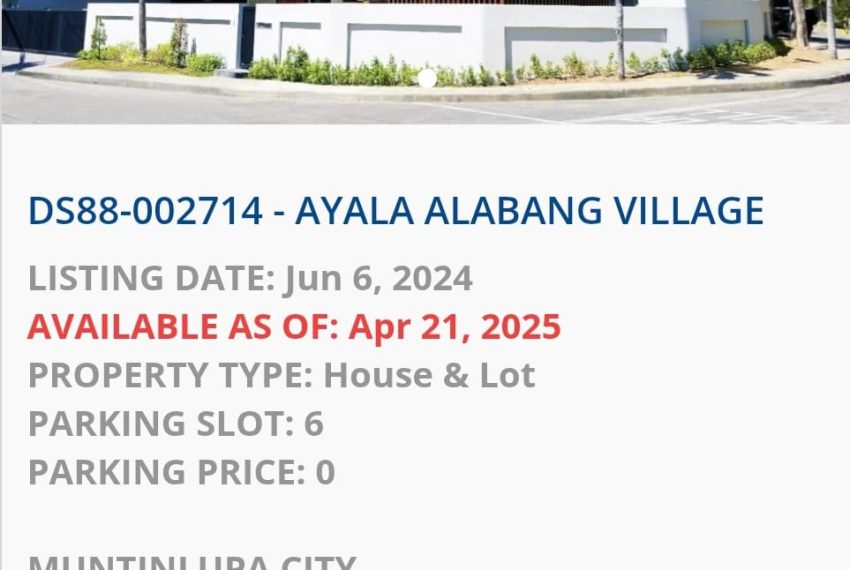 Ayala alabang Muntinlupa 2